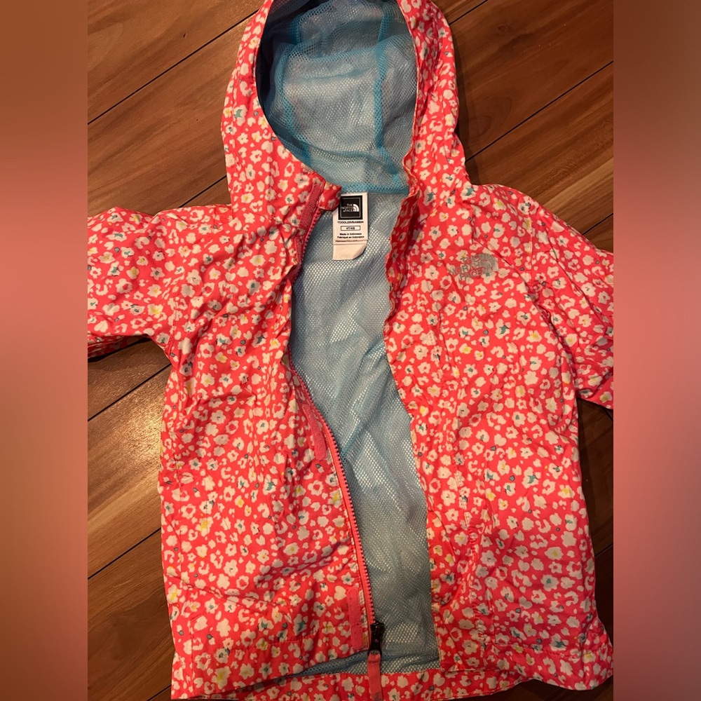 North face rain coat